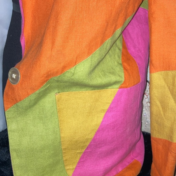 100% Lining Shell 100% Polyester Lining 1 button closure 2 large pockets - Picture 3 of 3